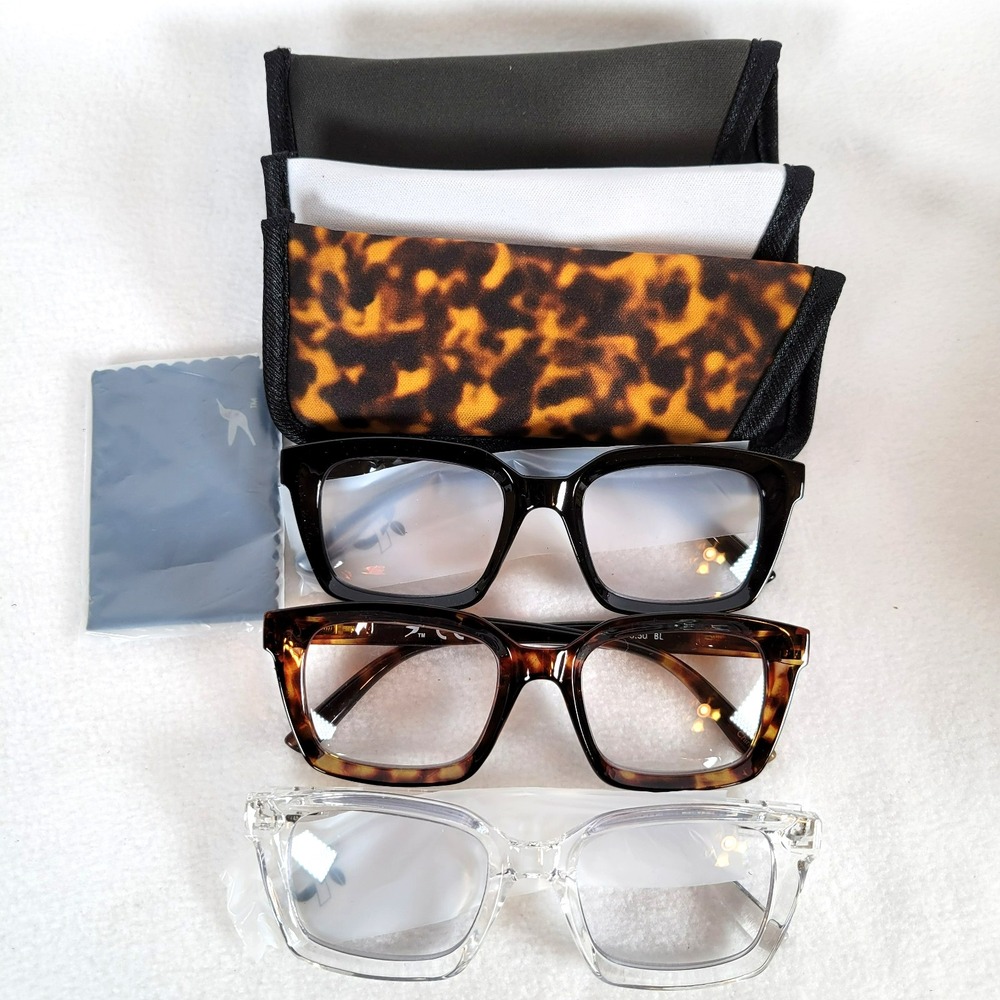 Hummingbird Womens Santa Fe Set Classics Auto Tint Blue Light Sun Readers +3.50